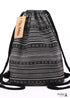 Boho Drawstring Bag Aztec
